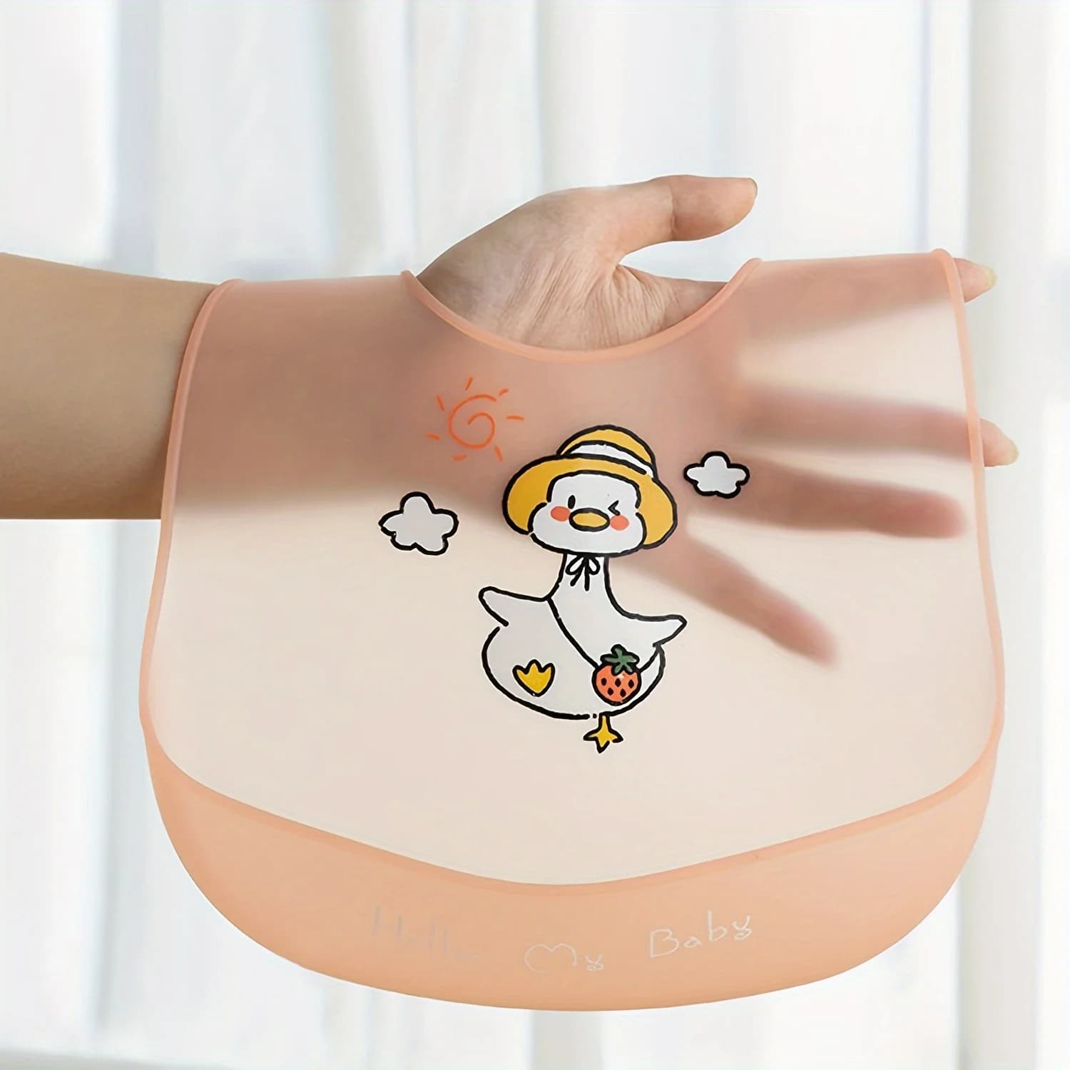 Waterproof Cartoon Animal Silicone Baby Bib