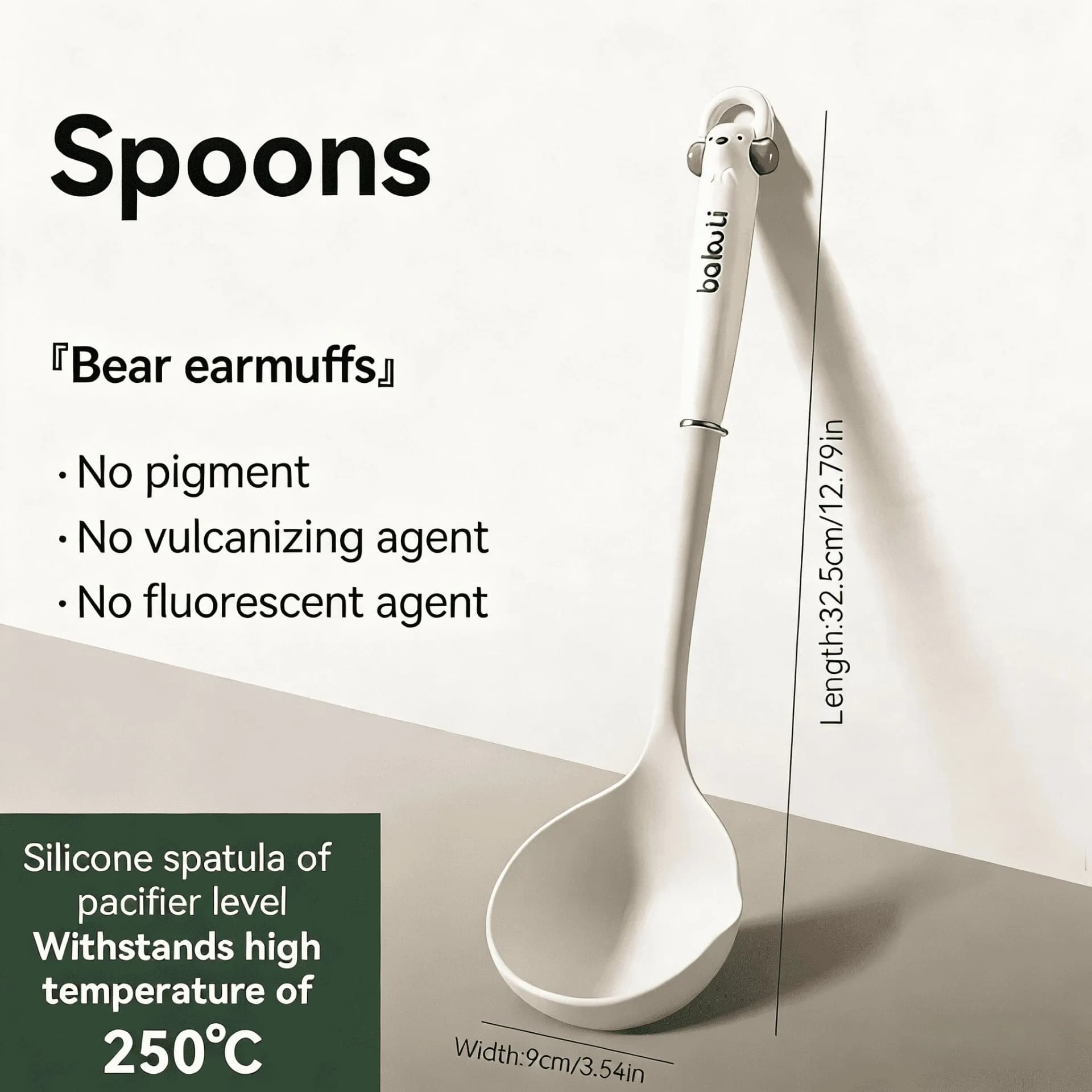 Non-Stick Silicone Cooking Spoon Set
