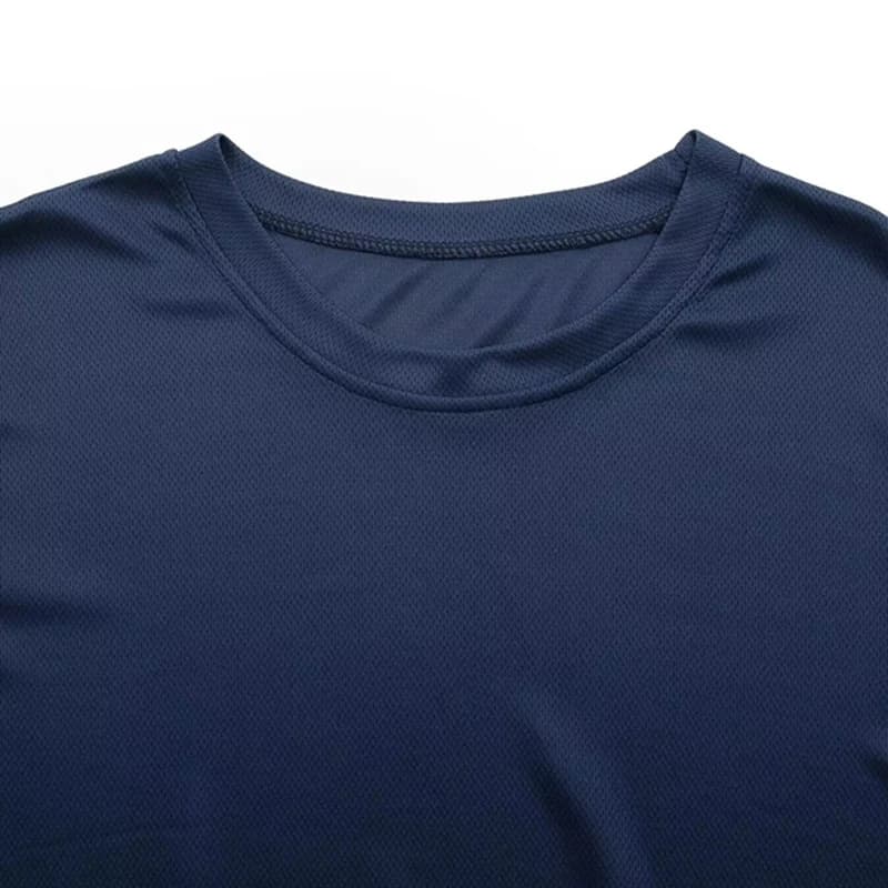 Men's Summer Fashion Brand Clothing  Casual Business Shorts  Loose Sleeve Versatile Round Neck T-Shirt  Breathable T-Shirt