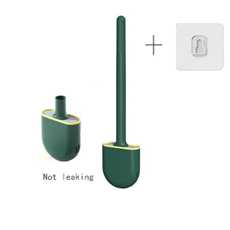 Silicone Toilet Brush with Wall Mount Holder