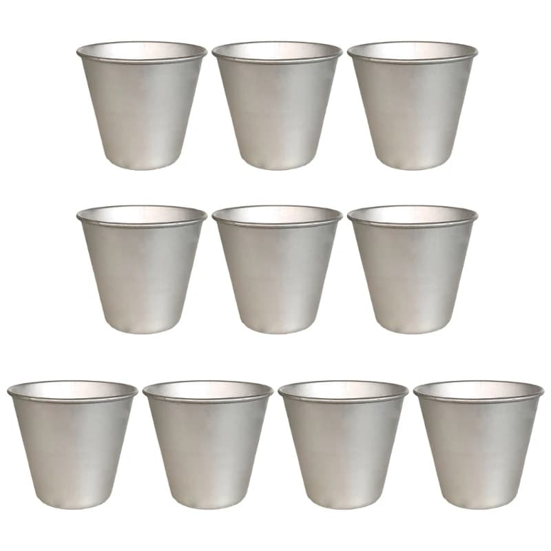 Nonstick Aluminum Muffin and Tart Molds, Pack of 10
