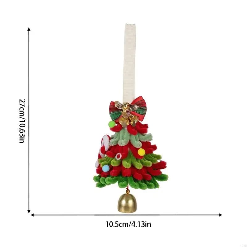 Handmade Christmas Tree Ornament with Ribbon