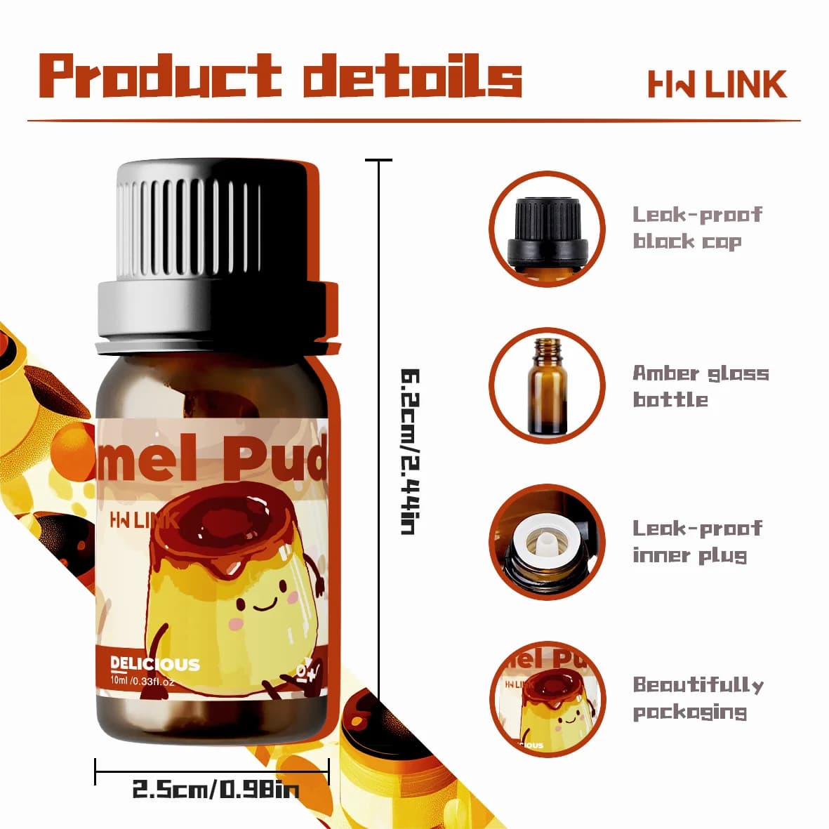 Caramel Pudding Fragrance Oil 10ml