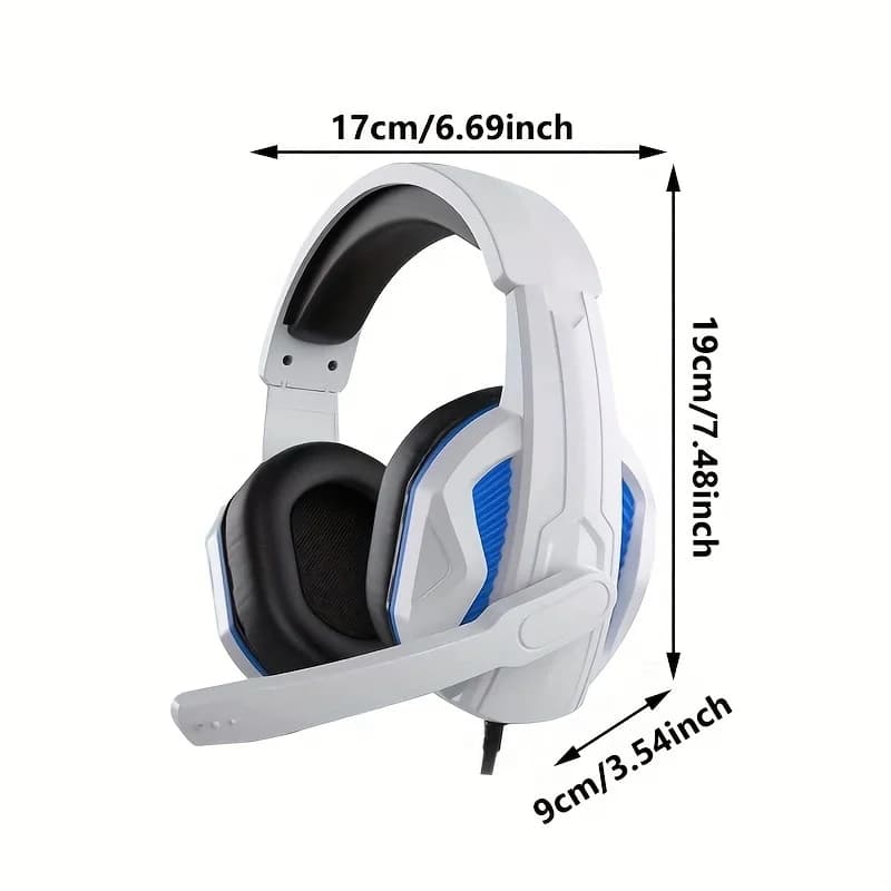 Over-the-Head Wired Headset with Noise Isolation