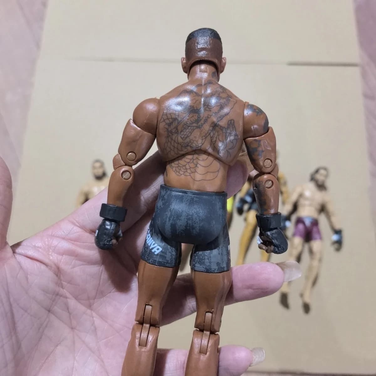 Wrestling Action Figure With Movable Joints