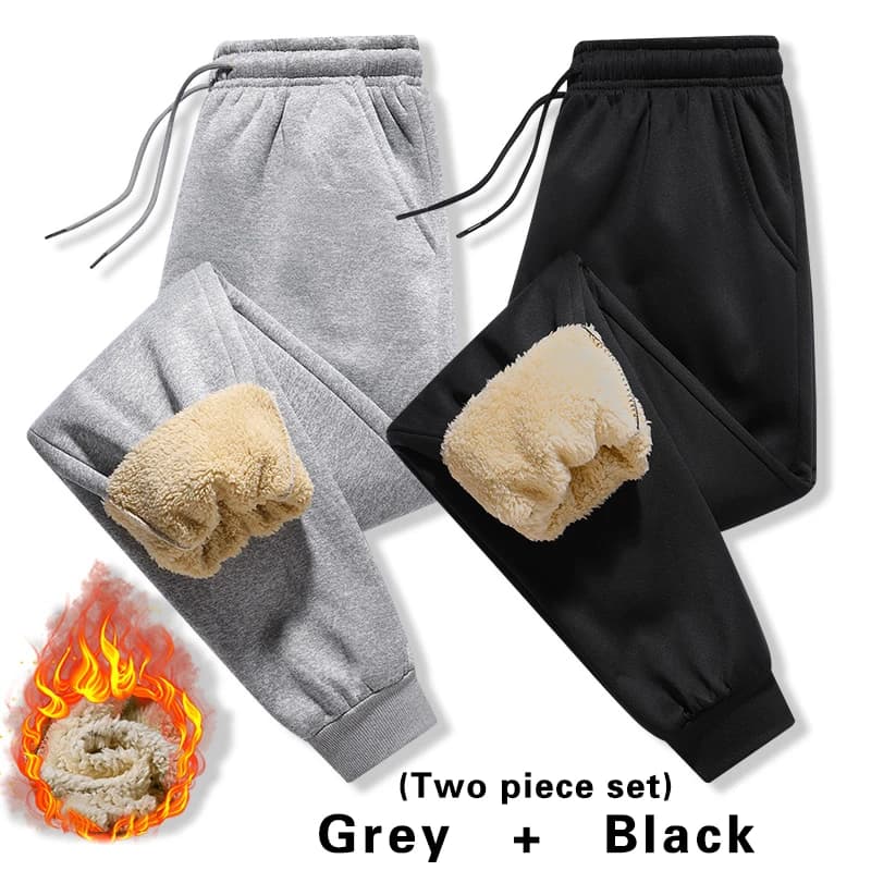 Men's Fleece-Lined Winter Sweatpants