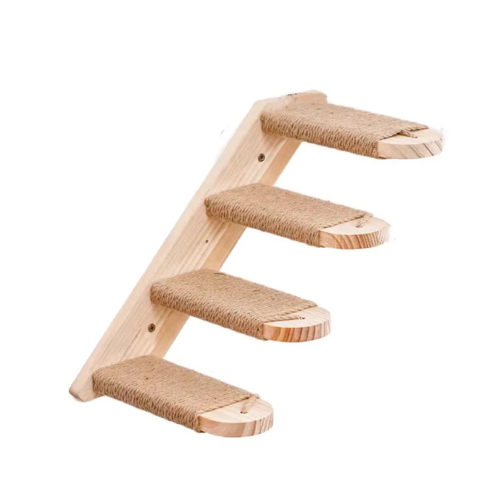 Wooden Wall-Mounted Cat Climbing Shelves