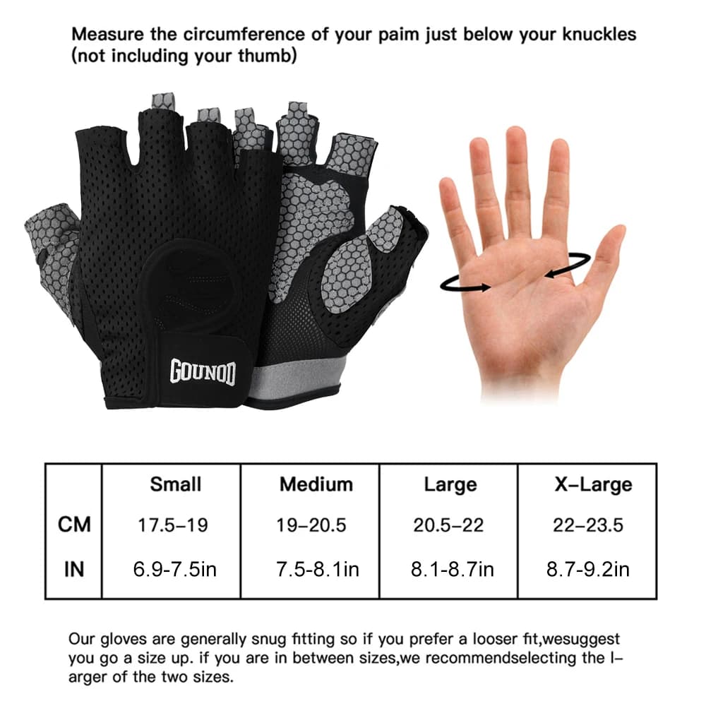 Workout Gloves with Full Palm Protection