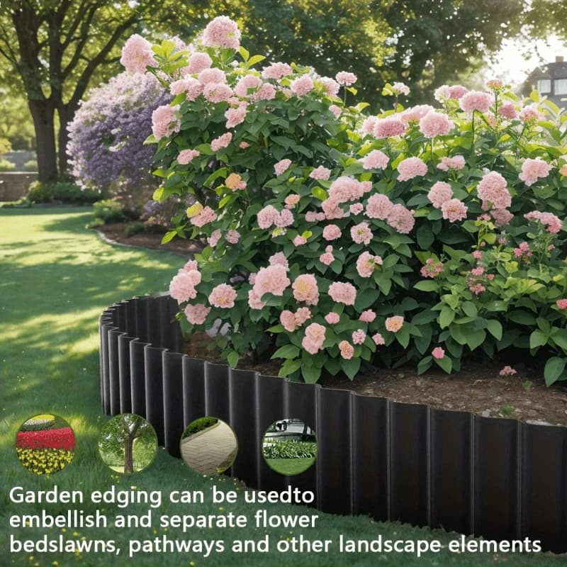 Garden Border Edging Landscape Border Weatherproof Landscape Border Edging Corrugated Corrugated Garden Edging