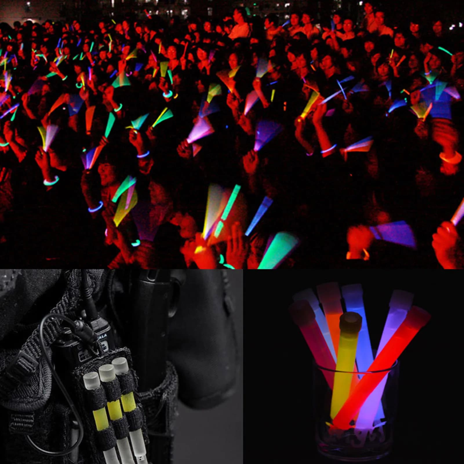 Glow Sticks Bulk Party Favors Mixed Colors