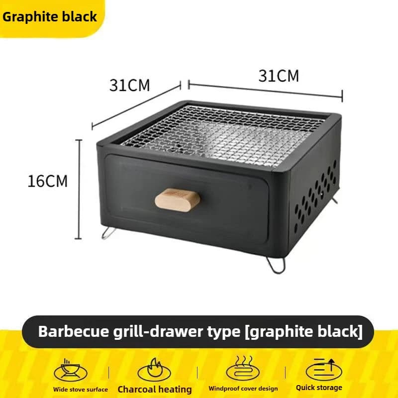 Portable Charcoal Barbecue Grill