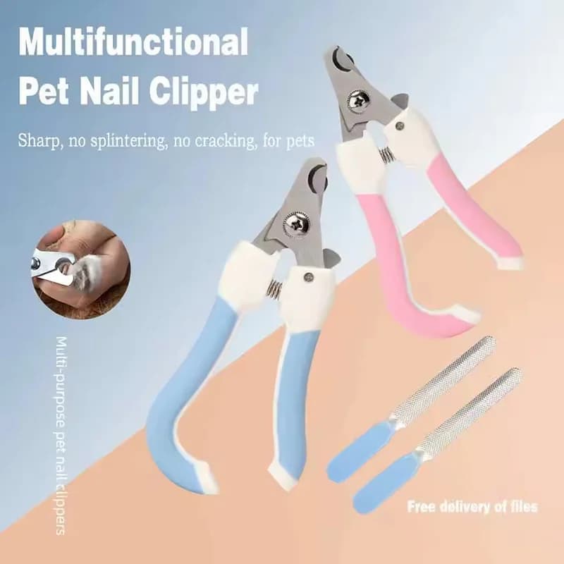 Pet Nail Clipper with Nail File