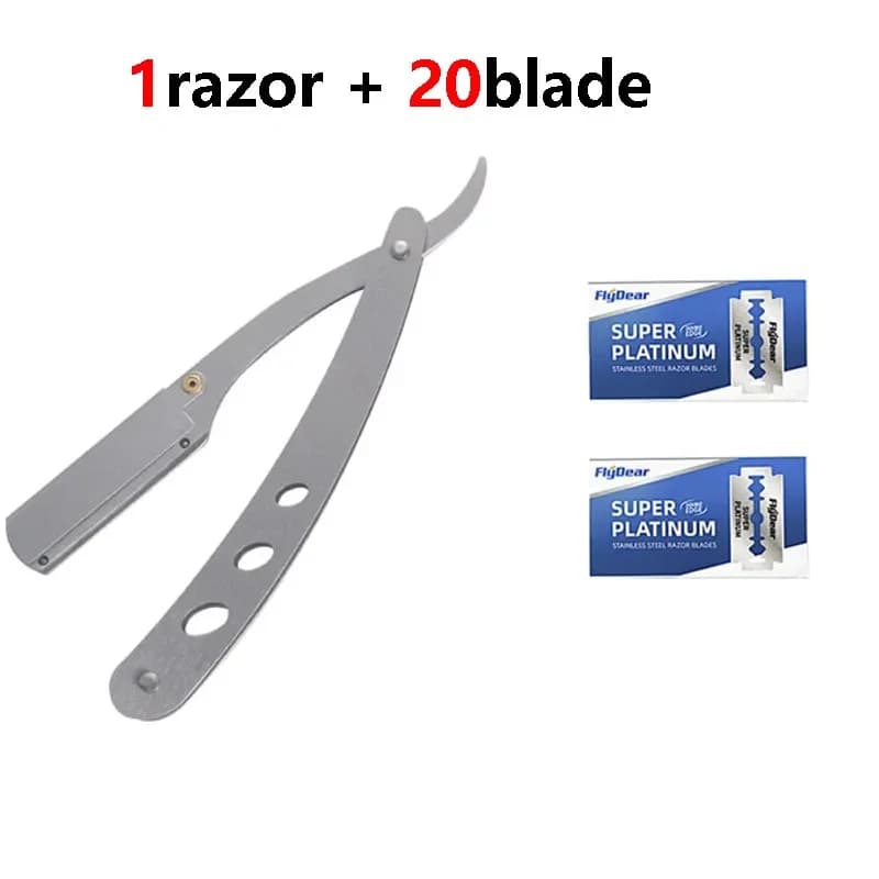 Stainless Steel Straight Razor Folding Blade