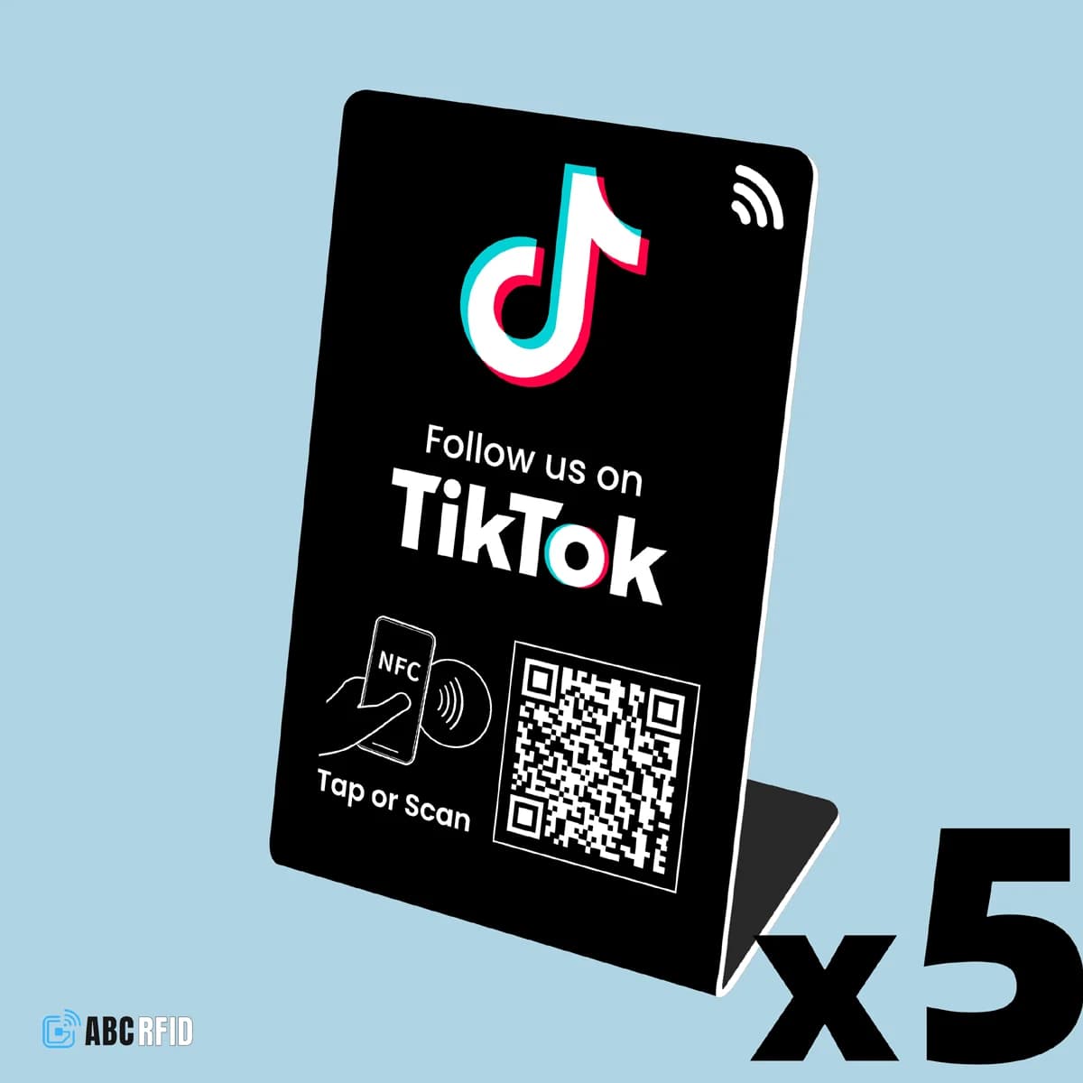 Follow us on Instagram, Facebook stand, TiKTok QR code+NFC Tap, get more follower, Dynamic QR code, link can be changed anytime