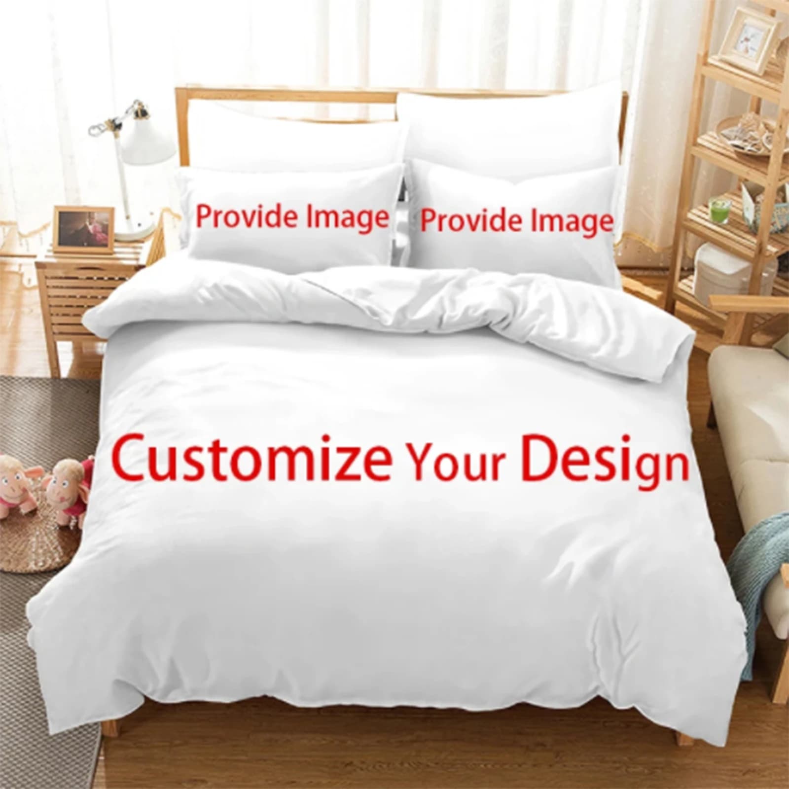 Custom Image Duvet Cover Set King Size