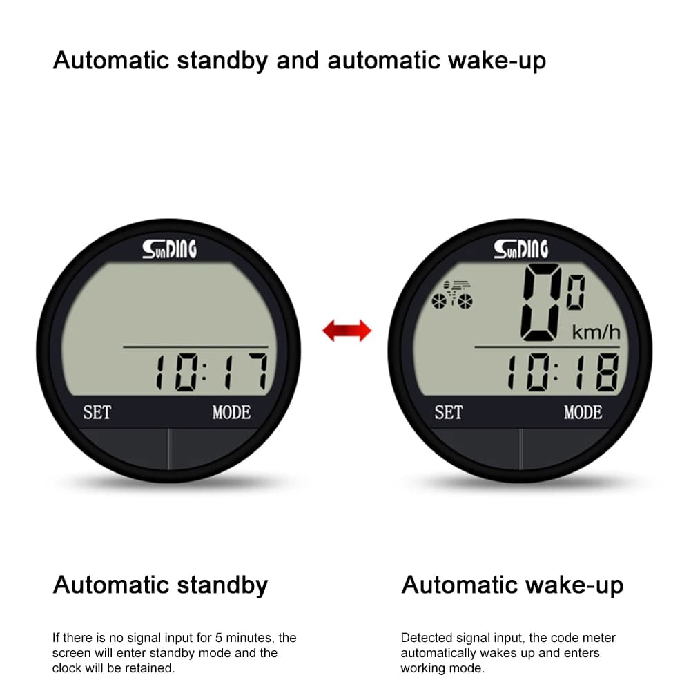 Bike Computer Speedometer with Screen