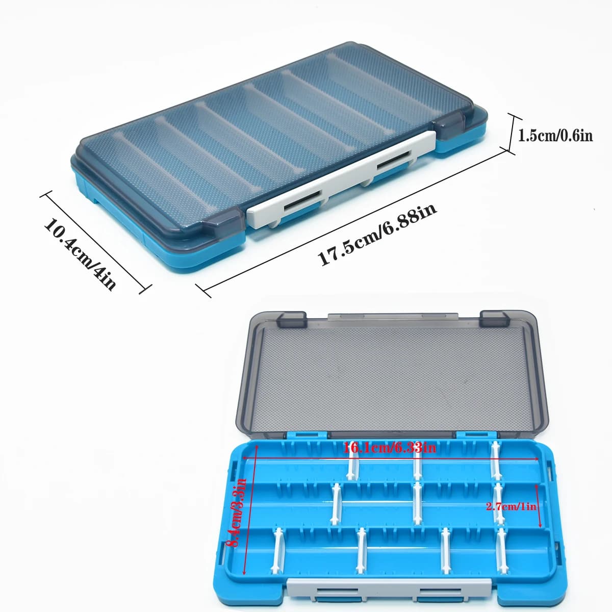 Fishing Tackle Box with Modular Storage