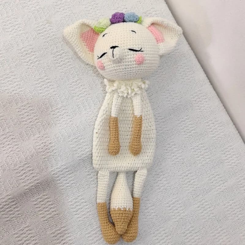 Baby Security Blanket Towel Feeding Bib Soft Towel Cotton Burping Cloth Infant Shower Gift Knitted Lovely Animal Rattle Sleep To