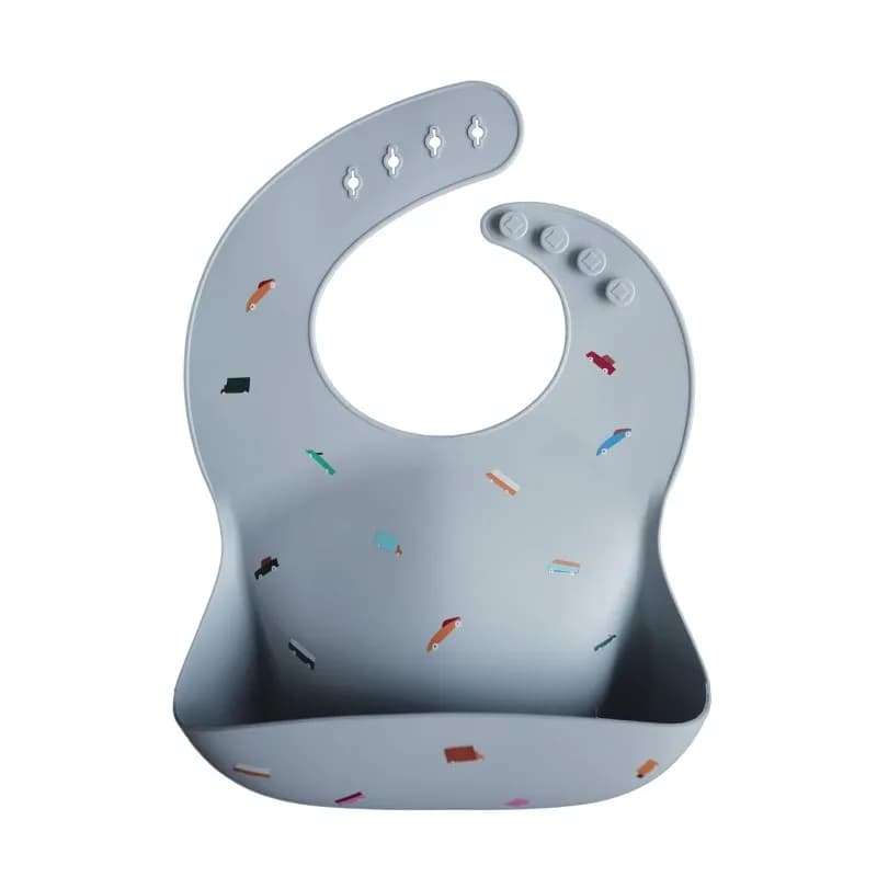 Waterproof Silicone Baby Bib With Crumb Catcher