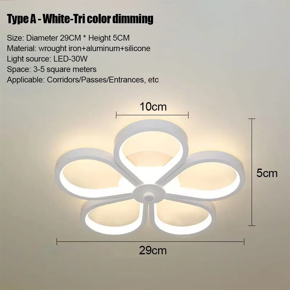 LED Strip Aisle Ceiling Lights Modern Minimalist Living Room Lamps For Balcony Entrance Home Decor Fixtures various styles