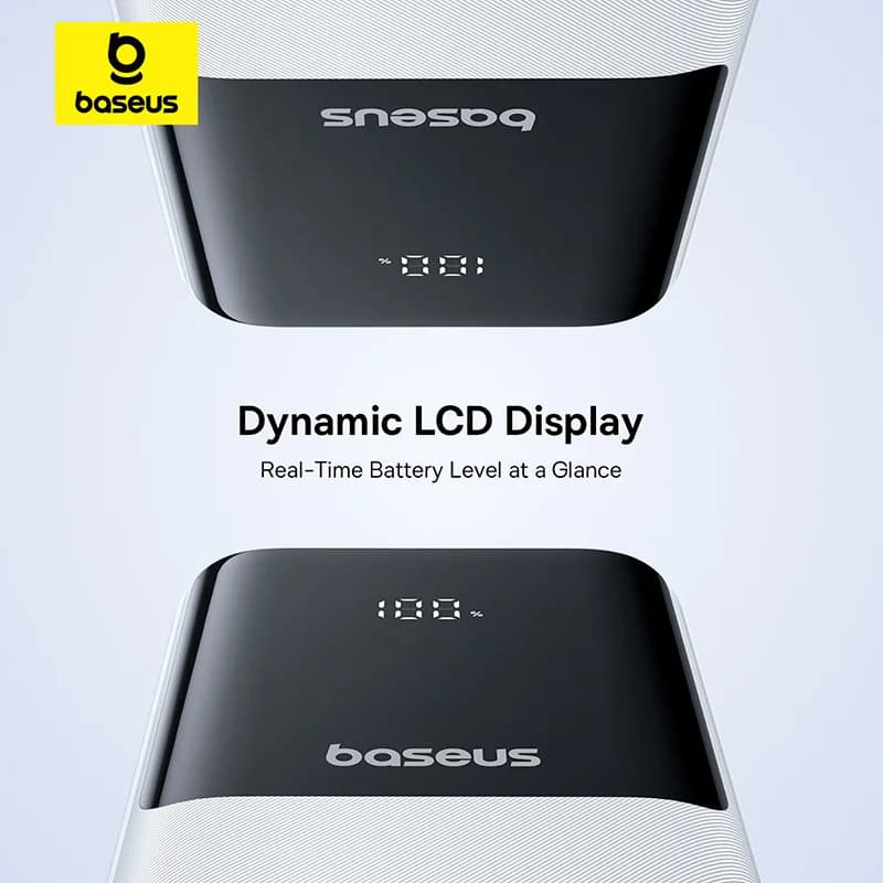 Dual Cable 20000mAh Power Bank with Fast Charging