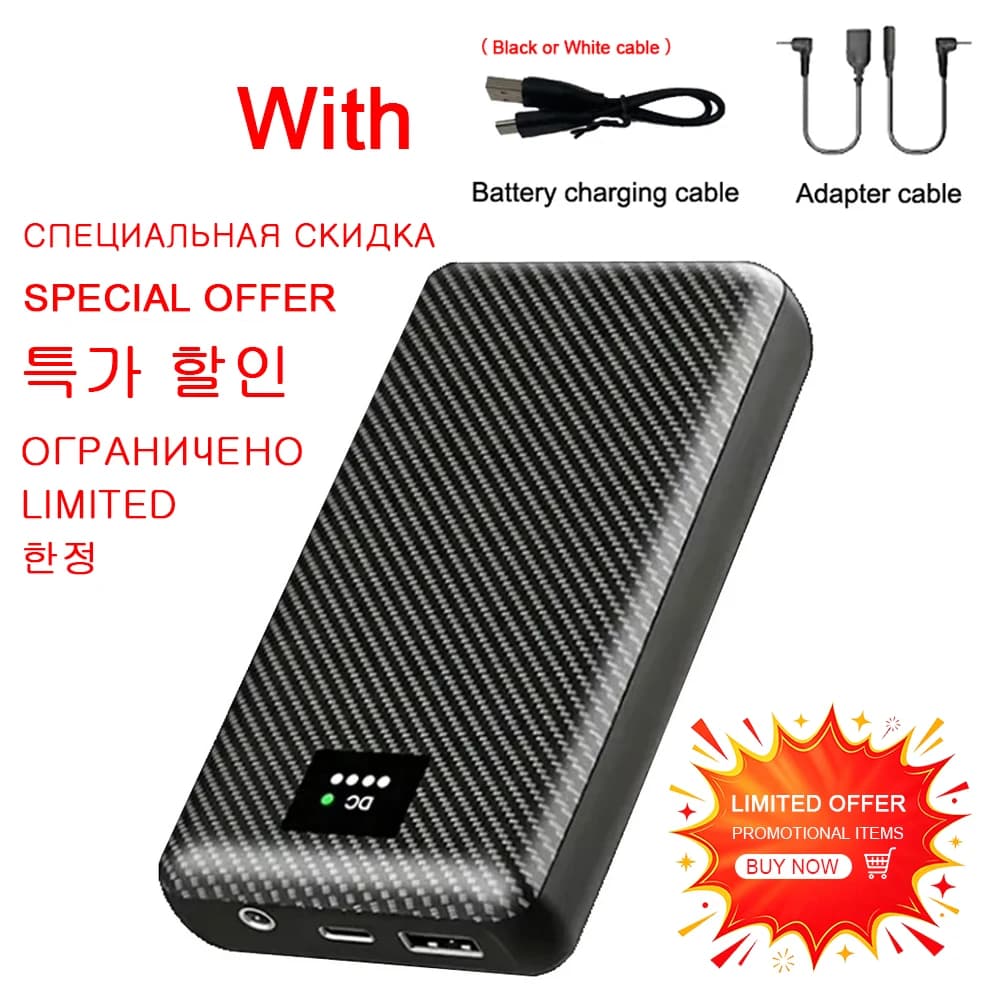Dual-Mode Power Bank with Cooling Fan and Heated Vest Support