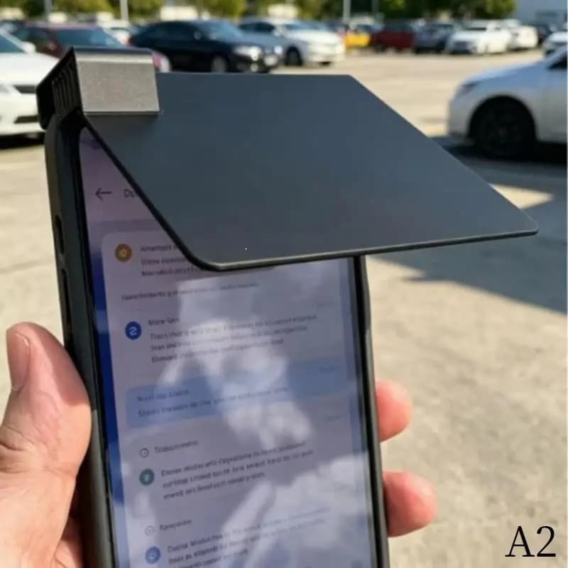 Mobile Phone Accessories Enhances Screen Visibility Strong: 1Pcs Light Reduce Sunlight Reflection Sunshade
