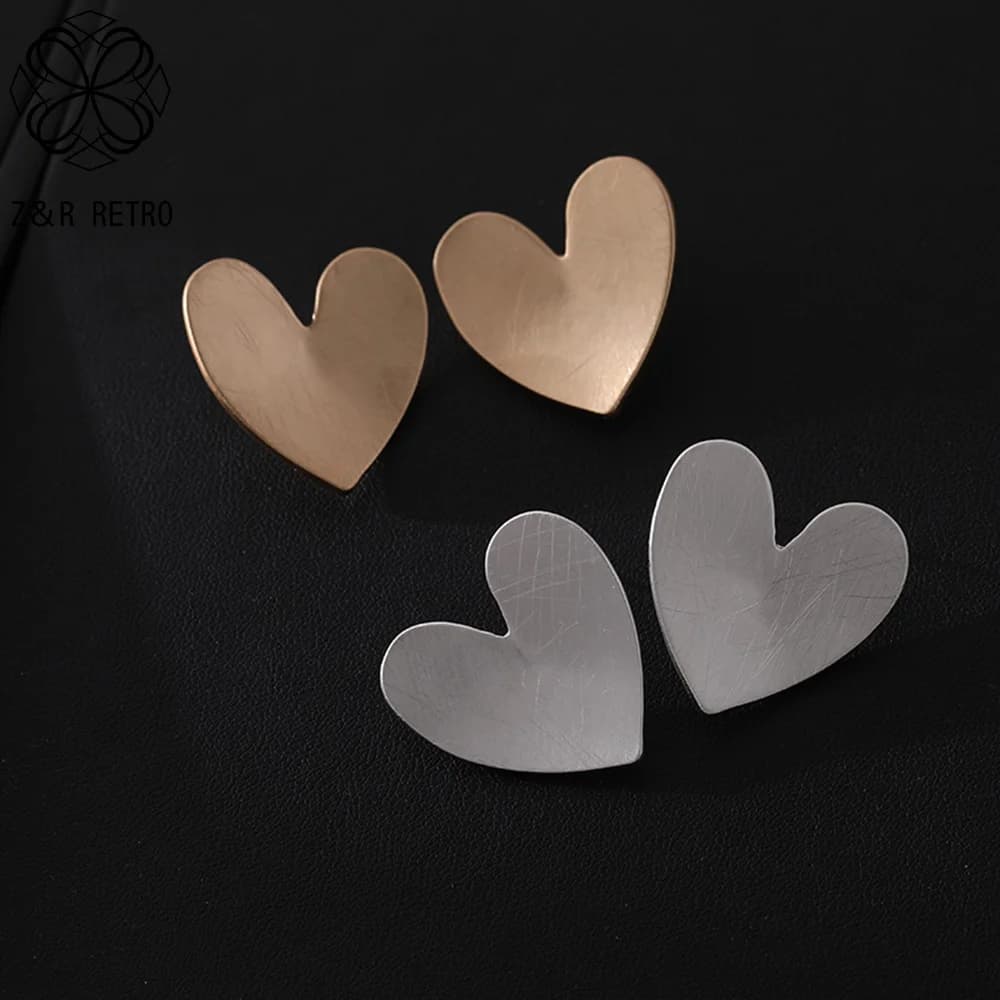 Heart Stud Earrings