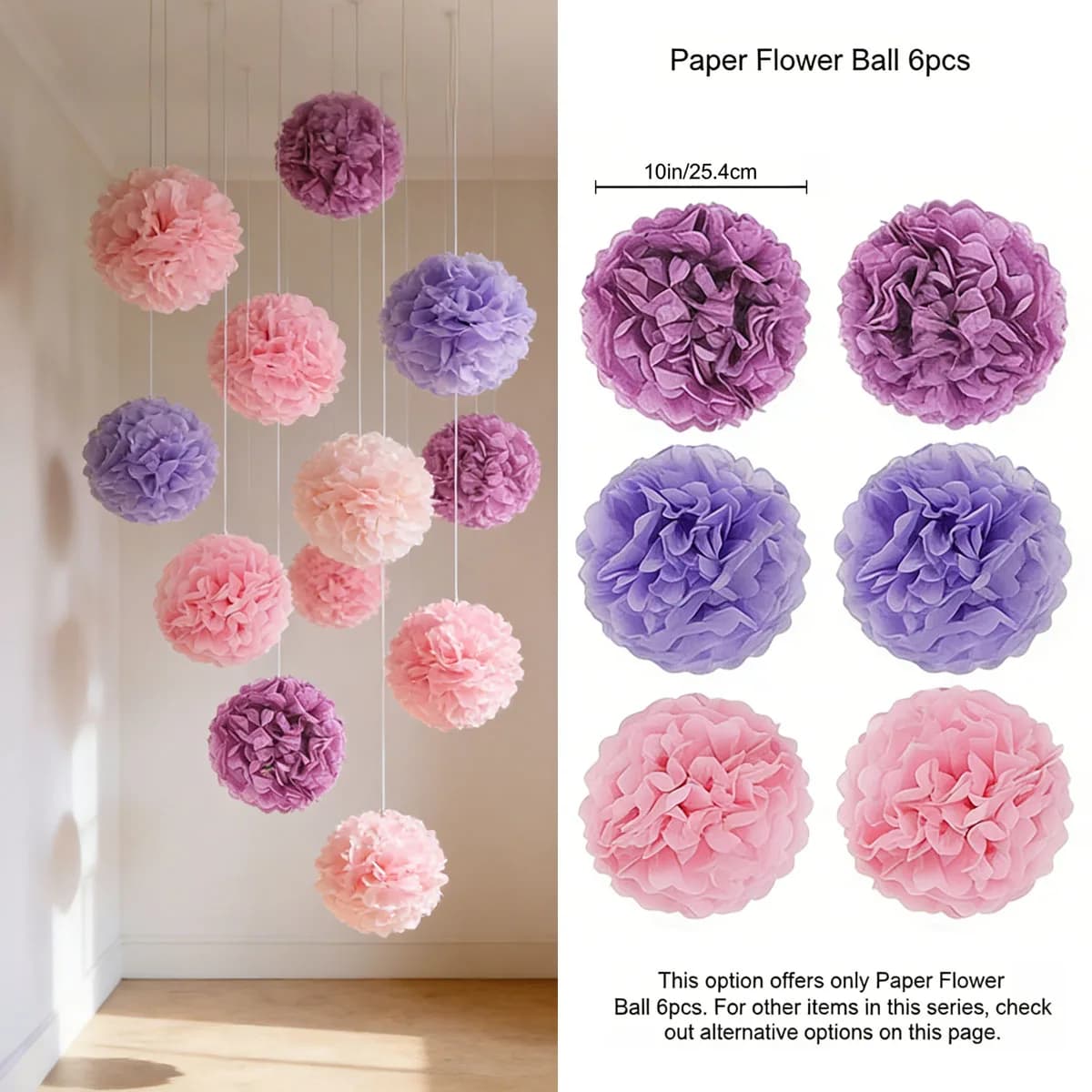 Purple Pink Birthday Party Decorations Set