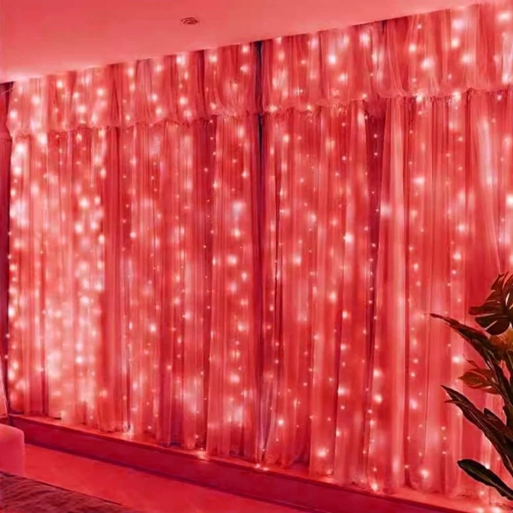 LED Fairy String Curtain Lights 3m/6m