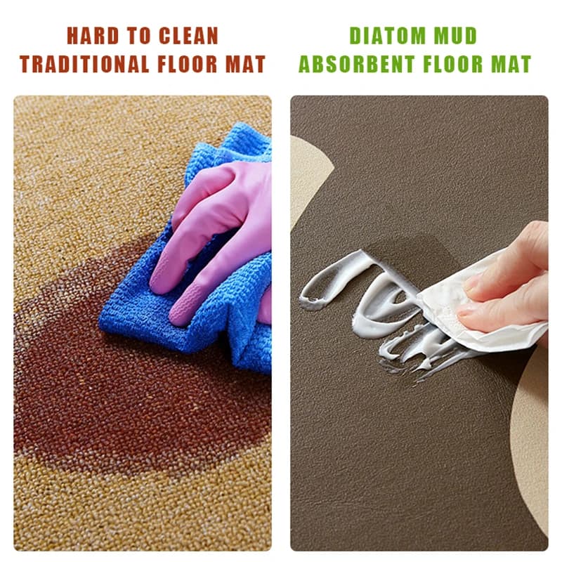 Diatomaceous Mud Absorbent Bath Mat