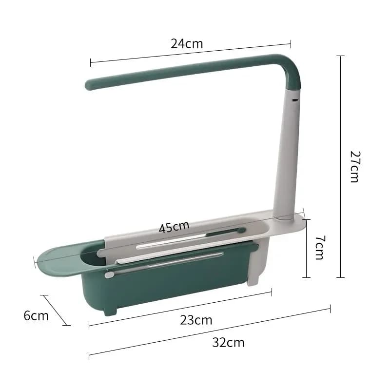 Kitchen Sink Drain Rack Telescopic Sink Shelf Sinks Organizer Soap Sponge Holder Storage Basket Kitchen Gadgets Accessories Tool