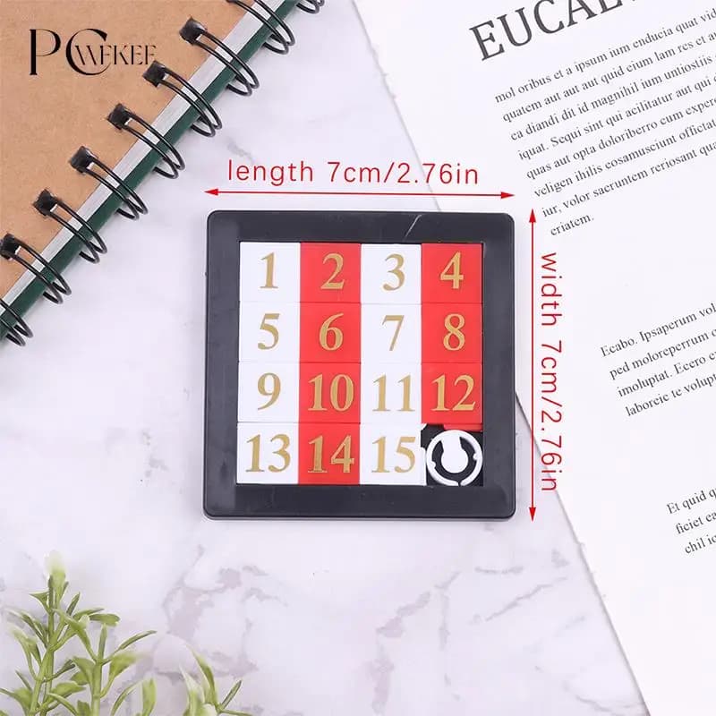 Number Slide Puzzle Brain Game