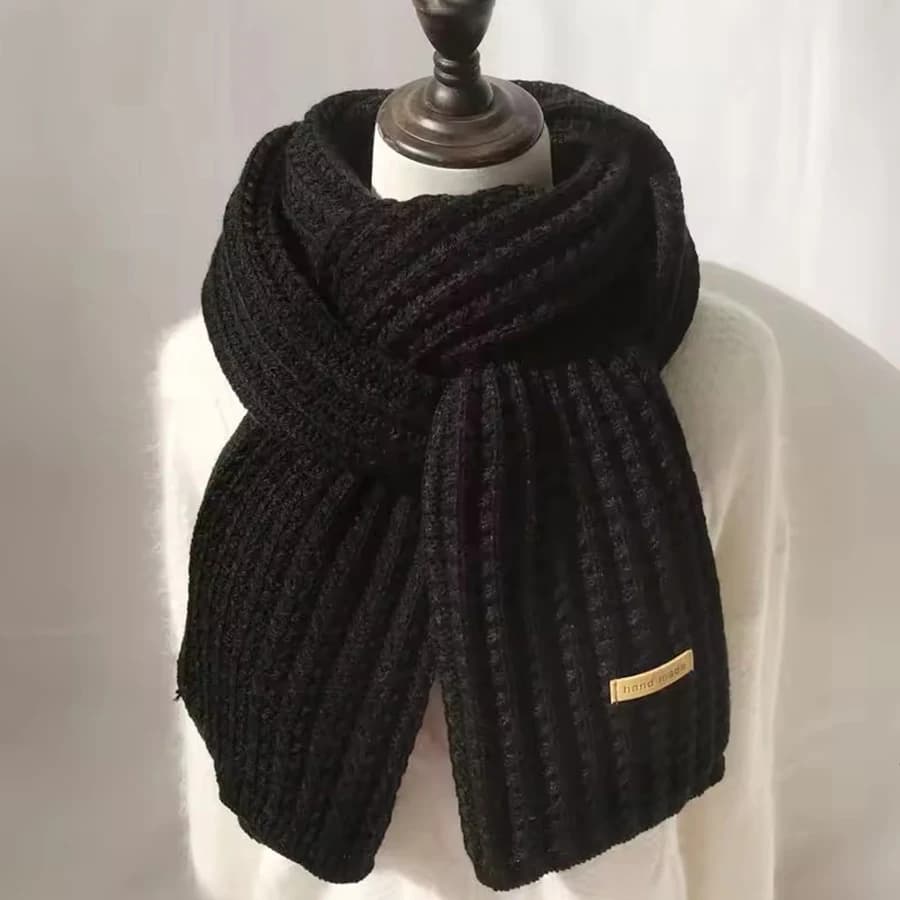 Thick Cable Knit Winter Scarf