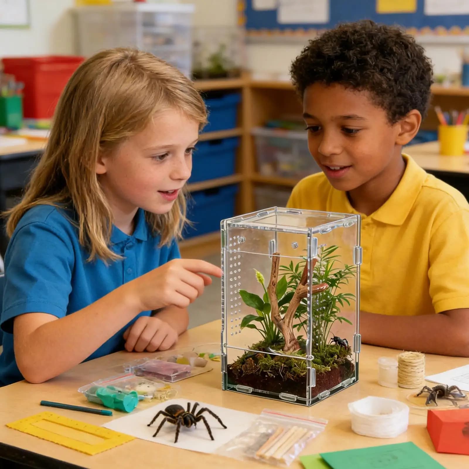 Acrylic Transparent Reptile Terrarium Breeding Box