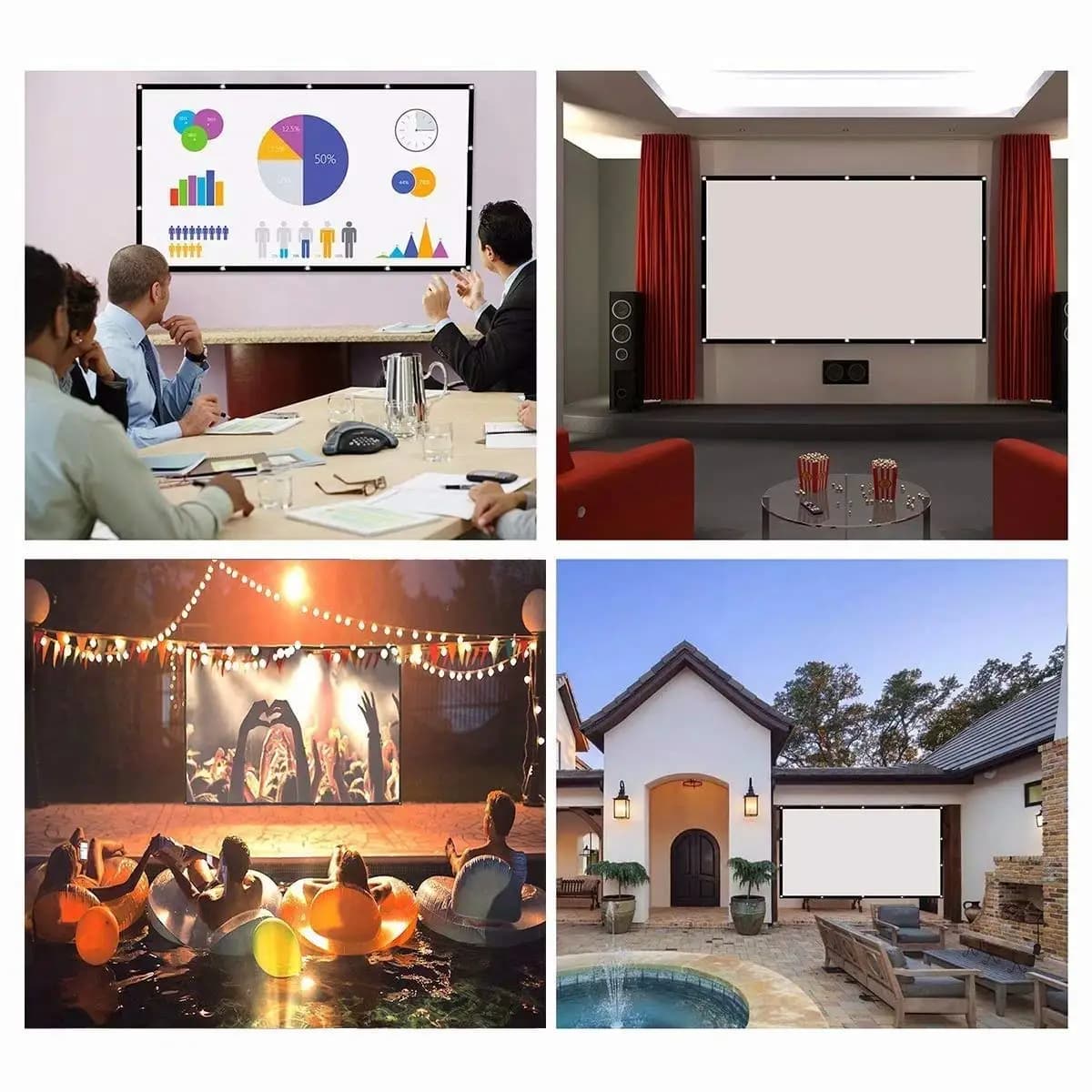 Portable Projector Screen 16:9