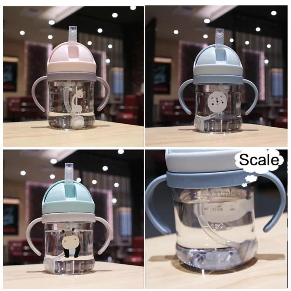 Cartoon Animal Sippy Cup 300ml Leak-Proof
