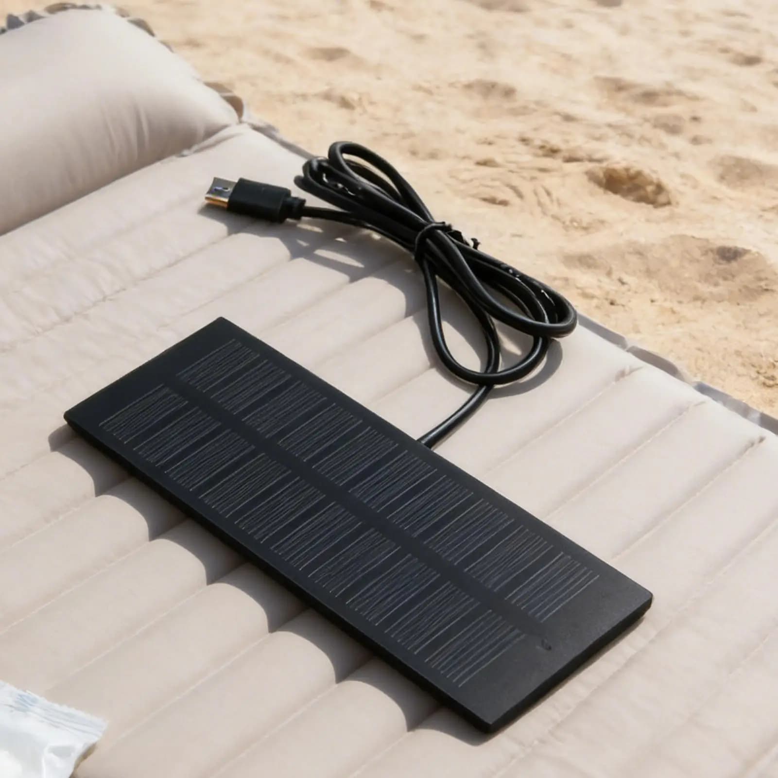 Portable Solar Charger 5W with LED Lantern