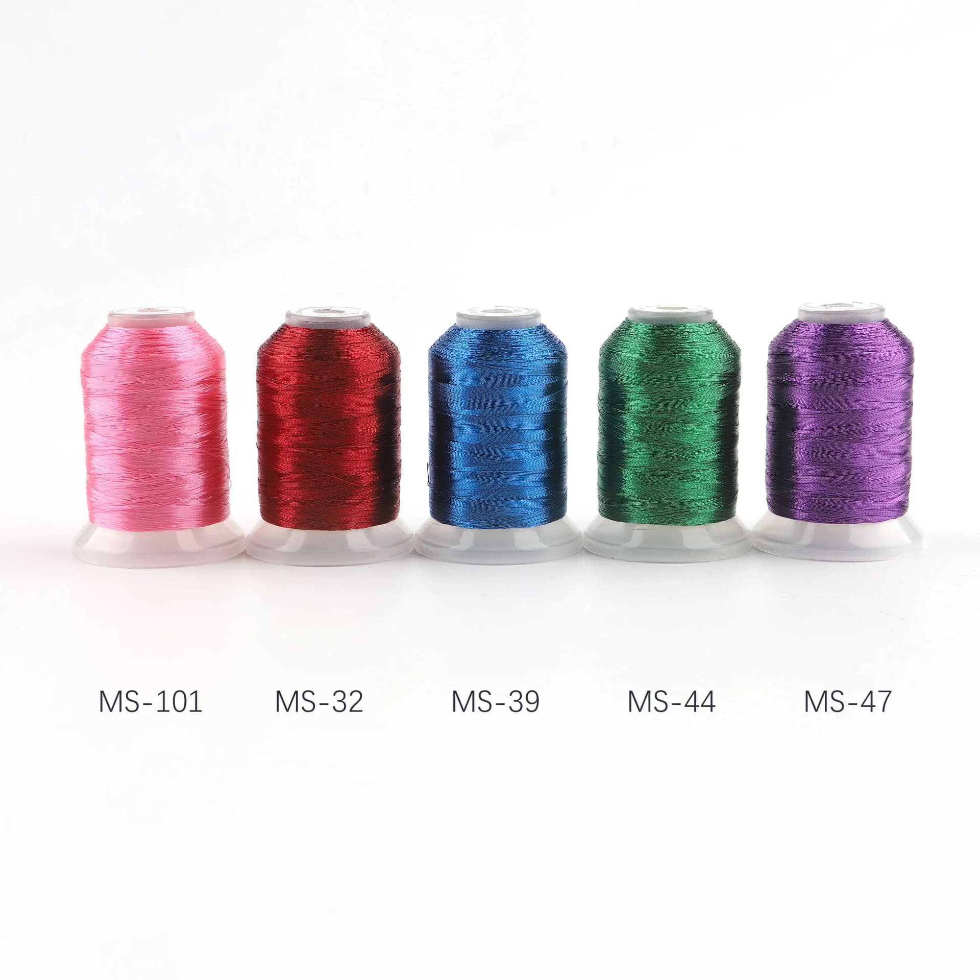 Metallic Embroidery Machine Thread Kit, 25 Colors