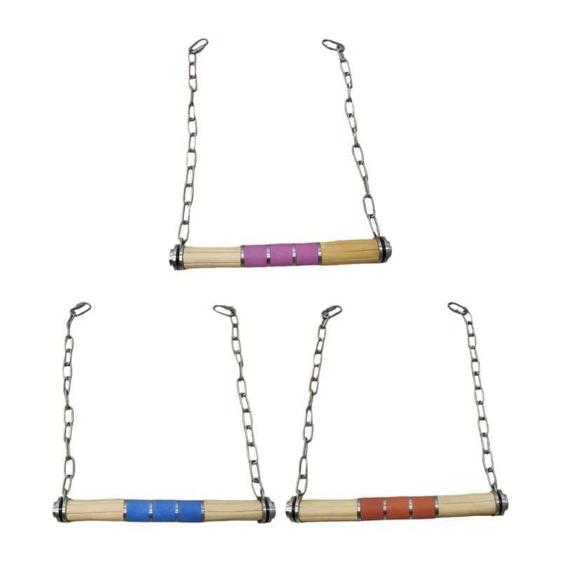 Hanging Bird Perch Swing with Textured Grip