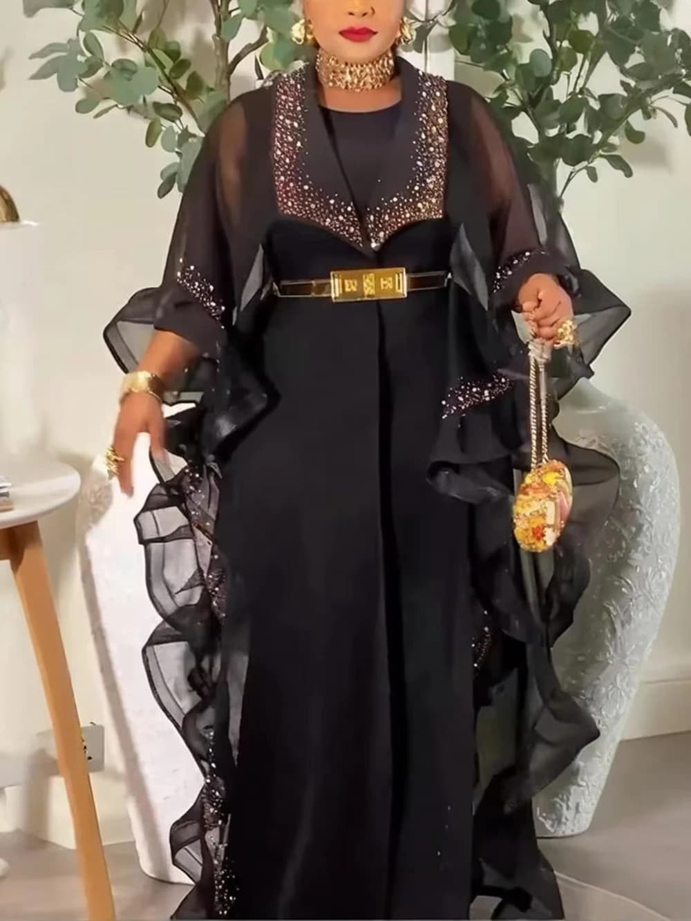 Traditional Coat and Vest Dress Set