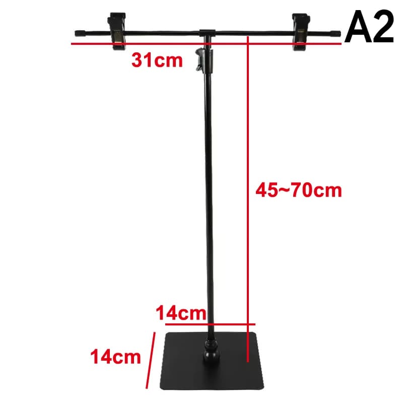 T-Shape Stainless Steel Backdrop Stand