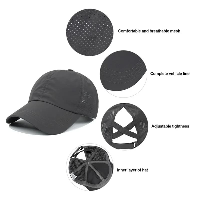 Women's Ponytail Baseball Cap