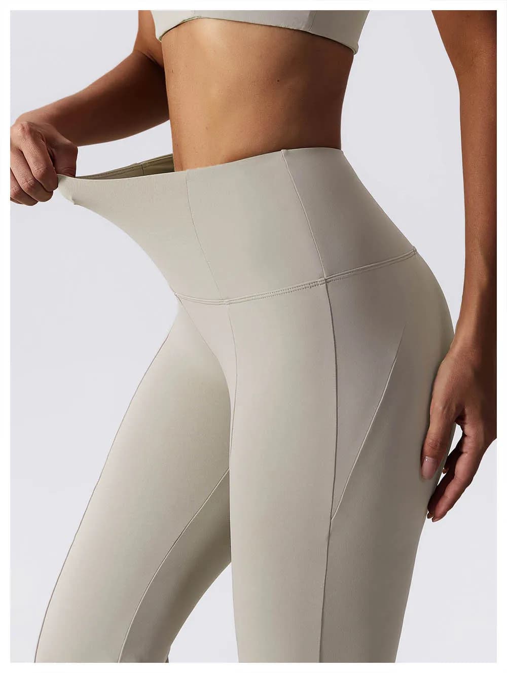 Women's High-Waist Bell-Bottom Yoga Pants