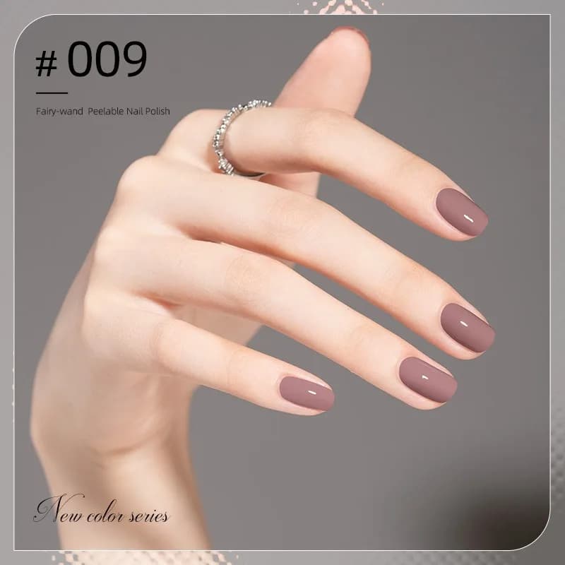 40-Color Water-Based Peel-Off Nail Polish Set