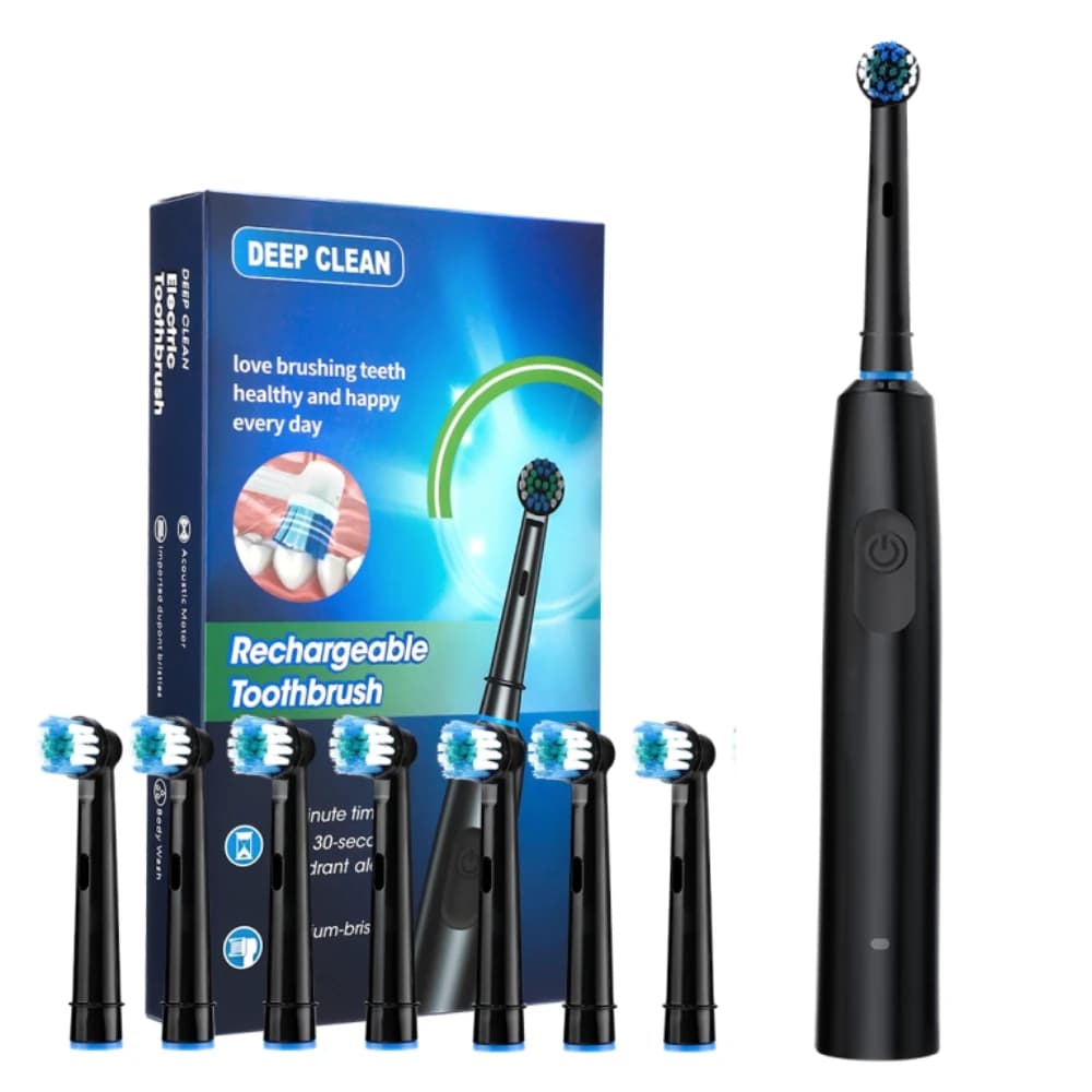 Electric Rotary Toothbrush With Smart Timer