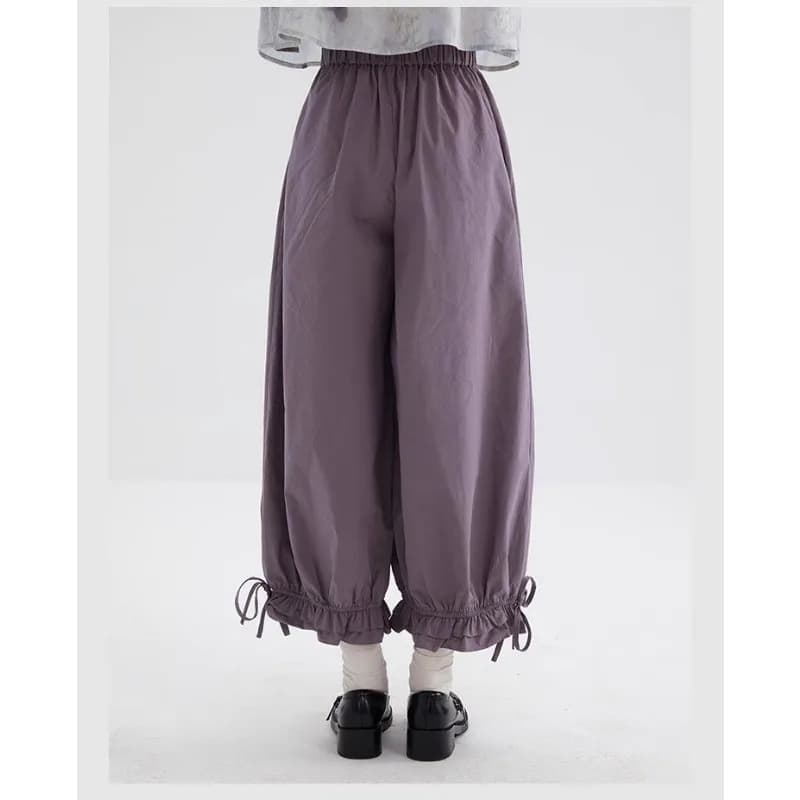 Women's Black High Waist Wide Leg Pants