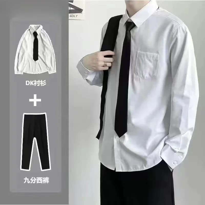 Japanese School Uniform Zhongshan Suit College Suzuki School Uniform JK Men's and Women's Class Uniform Jacket