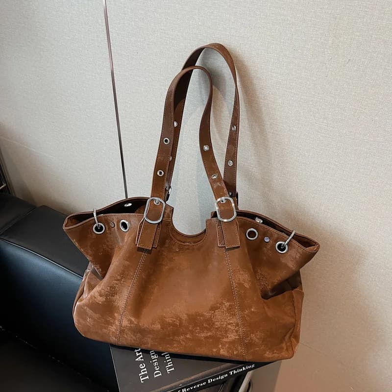 Vintage Big Bags For Women Handbags Top-handle Handbag Fashion Satchel Dumpling Pack Tote Shoulder Bag Hobos Large Purse Bolsa