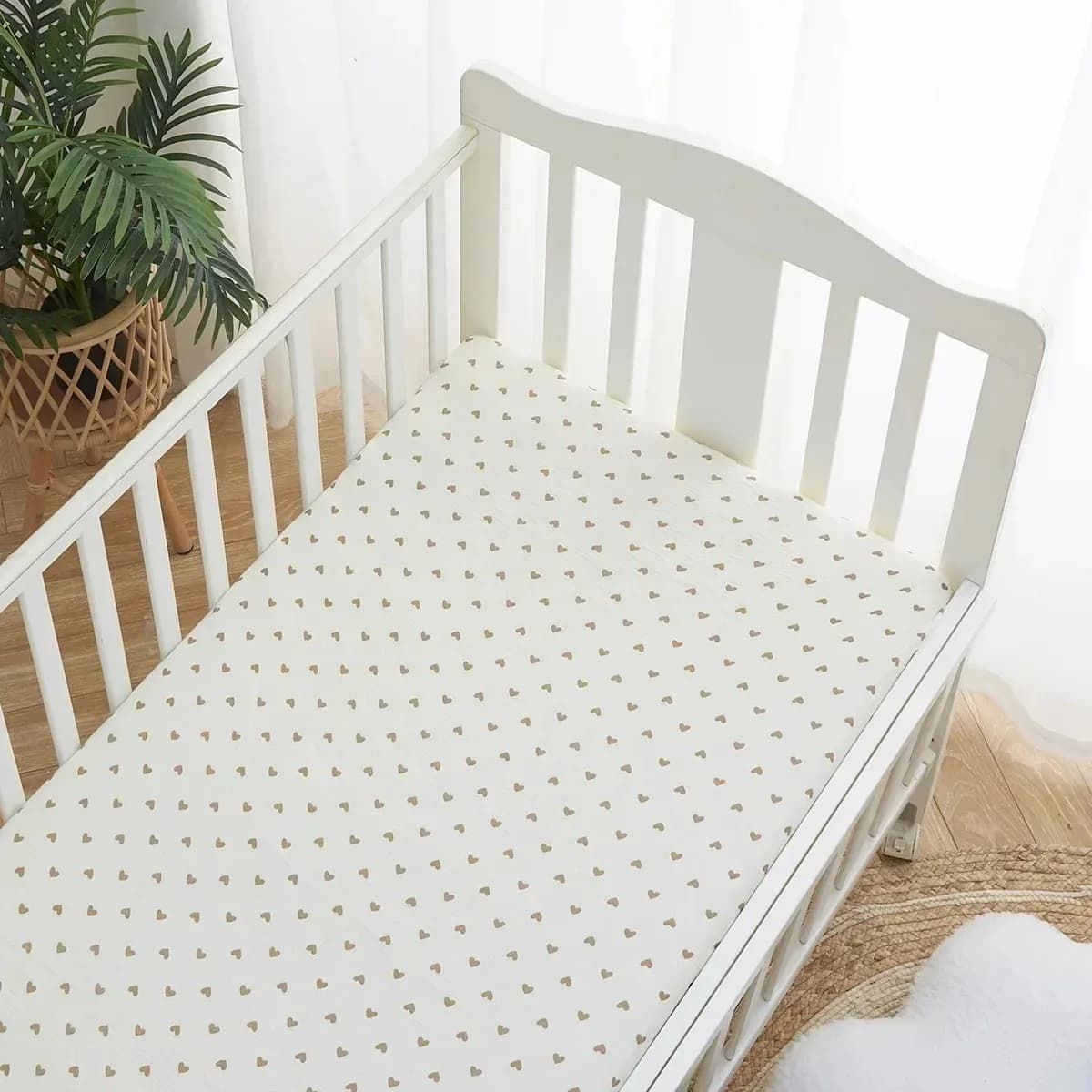 Cotton Fitted Crib Sheet